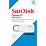 USB флеш накопитель SanDisk 16GB Cruzer U White/Blue USB 2.0 (SDCZ59-016G-B35WB) - 3