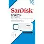 USB флеш накопитель SanDisk 16GB Cruzer U White/Blue USB 2.0 (SDCZ59-016G-B35WB) - 3