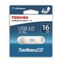 USB флеш накопитель Toshiba 16GB SUZAKU White USB 3.0 (THNU16SIPWHT(6) - 1