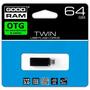 USB флеш накопитель Goodram 64GB Twin Black USB 3.0 (PD64GH3GRTNKR9) - 3