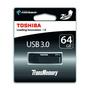 USB флеш накопитель Toshiba 64GB Daichi black USB 3.0 (THNV64DAIBLK) - 2