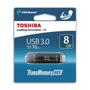 USB флеш накопитель Toshiba 8GB Suzaku Black USB 3.0 (THNV08SUZBLK) - 1