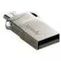 USB флеш накопитель Apacer 8GB AH173 Silver USB 2.0 OTG (AP8GAH173S-1) - 3