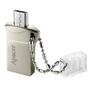 USB флеш накопитель Apacer 32GB AH173 Silver USB 2.0 OTG (AP32GAH173S-1) - 1