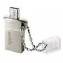 USB флеш накопитель Apacer 32GB AH173 Silver USB 2.0 OTG (AP32GAH173S-1) - 1