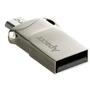 USB флеш накопитель Apacer 32GB AH173 Silver USB 2.0 OTG (AP32GAH173S-1) - 3