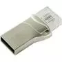 USB флеш накопитель Apacer 32GB AH173 Silver USB 2.0 OTG (AP32GAH173S-1) - 4