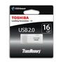 USB флеш накопитель Toshiba 16GB Hayabusa White USB 2.0 (THNU16HAYWHT(6)) - 2