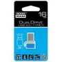 USB флеш накопитель Goodram 16GB DualDrive C Blue USB 3.0 (PD16GH3GRDDCBR10) - 4