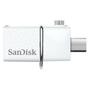 USB флеш накопитель SanDisk 32GB Ultra Dual Drive White OTG USB 3.0 (SDDD2-032G-G46W) - 1