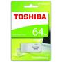 USB флеш накопитель Toshiba 64GB Hayabusa White USB 3.0 (THN-U202W0640E4) - 1