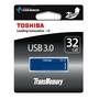 USB флеш накопитель Toshiba 32GB Daichi Blue USB 3.0 (THN-U302B0320M4) - 2