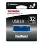 USB флеш накопитель Toshiba 32GB Daichi Blue USB 3.0 (THN-U302B0320M4) - 2