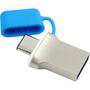 USB флеш накопитель Goodram 64GB DualDrive C Blue USB 3.0 (PD64GH3GRDDCBR10) - 2
