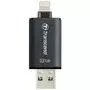 USB флеш накопитель Transcend 32GB JetDrive Go 300 Black USB 3.1 (TS32GJDG300K) - 3