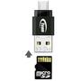 USB флеш накопитель Team 128GB M141 Black USB 2.0 OTG (TUSDX128GUHS36) - 4