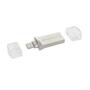 USB флеш накопитель Transcend 32GB JetDrive Go 500 Silver USB 3.1/Lightning (TS32GJDG500S) - 1