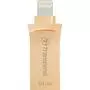 USB флеш накопитель Transcend 64GB JetDrive Go 500 Gold USB 3.1/Lightning (TS64GJDG500G) - 2