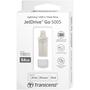 USB флеш накопитель Transcend 64GB JetDrive Go 500 Silver USB 3.1/Lightning (TS64GJDG500S) - 4