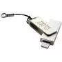 USB флеш накопитель Elari 64GB SmartDrive Silver USB 3.0/Lightning (ELSD64GB) - 1