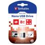 USB флеш накопитель Verbatim 8GB Store 'n' Stay NANO USB 2.0 (97463) - 1
