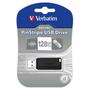 USB флеш накопитель Verbatim 128GB PinStripe Black USB 2.0 (49071) - 4