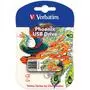 USB флеш накопитель Verbatim 32GB STORE'NGO MINI TATTOO PHOENIX USB 2.0 (49898) - 1