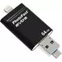 USB флеш накопитель PhotoFast 64GB i-Flashdrive EVO Plus Black USB3.0-microUSB/Lightning (EVOPLUS64GBU3) - 6