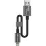 USB флеш накопитель PhotoFast 128GB MemoriesCable Black USB 3.0 - Lightning (CABLEU3-128GB) - 2