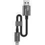 USB флеш накопитель PhotoFast 128GB MemoriesCable Black USB 3.0 - Lightning (CABLEU3-128GB) - 2
