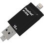 USB флеш накопитель PhotoFast 16GB i-FlashDrive EVO Plus Black USB- 3.0microUSB/Lightning (EVOPLUS16GB) - 1