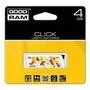 USB флеш накопитель Goodram 4GB Cl!ck White USB 2.0 (PD4GH2GRCLWR9) - 2