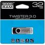 USB флеш накопитель Goodram 32GB Twister Black USB 3.0 (PD32GH3GRTSKR9) - 2