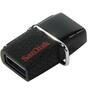 USB флеш накопитель SanDisk 32GB Ultra Dual Drive OTG Black USB 3.0 (SDDD2-032G-GAM46) - 3