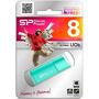 USB флеш накопитель Silicon Power 8GB Ultima U06 Blue USB 2.0 (SP008GBUF2U06V1N) - 2