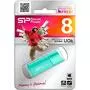 USB флеш накопитель Silicon Power 8GB Ultima U06 Blue USB 2.0 (SP008GBUF2U06V1N) - 2