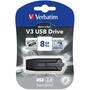 USB флеш накопитель Verbatim 8GB Store 'n' Go Grey USB 3.0 (49171) - 4