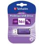 USB флеш накопитель Verbatim 16GB Store 'n' Go PinStripe Violet USB 2.0 (49058) - 4