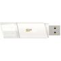 USB флеш накопитель Silicon Power 128GB Blaze B06 White USB 3.0 (SP128GBUF3B06V1W) - 2