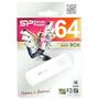 USB флеш накопитель Silicon Power 64GB Blaze B06 White USB 3.0 (SP064GBUF3B06V1W) - 4