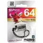 USB флеш накопитель Silicon Power 64GB Touch 850 Titanium USB 2.0 (SP064GBUF2850V1T) - 4