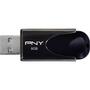 USB флеш накопитель PNY flash 8GB Attache4 Black USB 2.0 (FD8GBATT4-EF) - 1