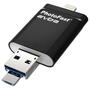 USB флеш накопитель PhotoFast 128GB i-Flashdrive EVO Plus USB3.0-microUSB/Lightning (EVOPLUS128GBU3) - 2