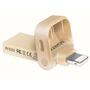 USB флеш накопитель ADATA 128GB I920 Gold USB 3.1 Gen1 /Lightning (AAI920-128G-CGD) - 1