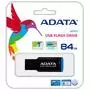 USB флеш накопитель ADATA 64GB UV140 Black-Blue USB 3.0 (AUV140-64G-RBE) - 4