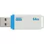 USB флеш накопитель Goodram 64GB UMO2 White Graphite USB 2.0 (UMO2-0640WER11) - 3