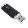 USB флеш накопитель Silicon Power 8GB Ultima U02 Black USB 2.0 (SP008GBUF2U02V1K) - 2
