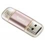 USB флеш накопитель Apacer 64GB AH190 Rose Gold USB 3.1/Lightning (AP64GAH190H-1) - 1