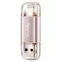 USB флеш накопитель Apacer 64GB AH190 Rose Gold USB 3.1/Lightning (AP64GAH190H-1) - 2