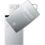 USB флеш накопитель Apacer 64GB AH750 Silver USB 3.1 OTG (AP64GAH750S-1) - 1